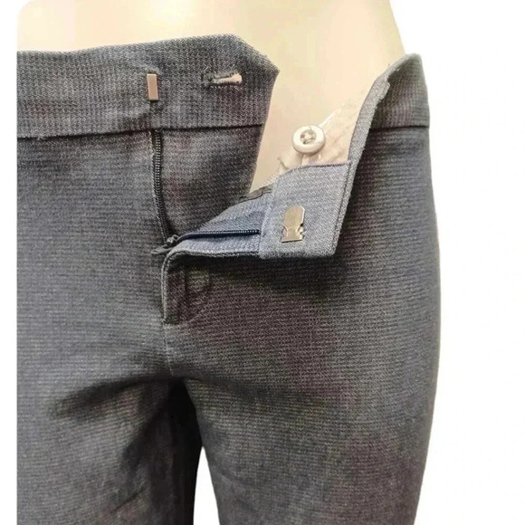 Banana Republic  Sloan Blue Ankle Textured Pants Size 10 - Picture 6 of 9